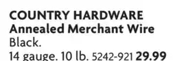 Home Hardware Annealed Merchant Wire offer