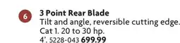 Home Hardware 3 Point Rear Blade offer