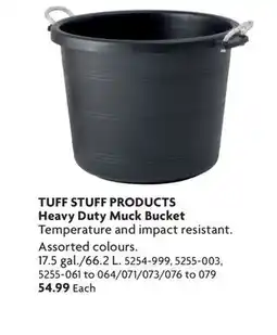Home Hardware TUFF STUFF PRODUCTS Heavy Duty Muck Bucket offer