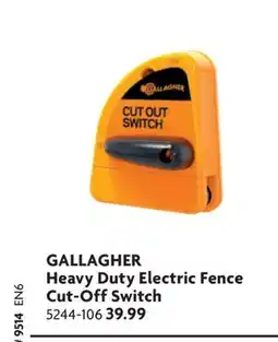 Home Hardware Heavy Duty Electric Fence Cut-Off Switch offer