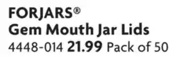 Home Hardware FORJARS Gem Mouth Jar Lids offer