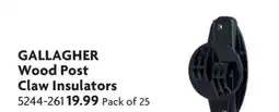 Home Hardware Wood Post Claw Insulators offer
