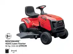 Home Hardware BENCHMARK 452CC Lawn Tractor offer