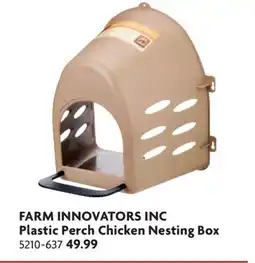 Home Hardware Plastic Perch Chicken Nesting Box offer