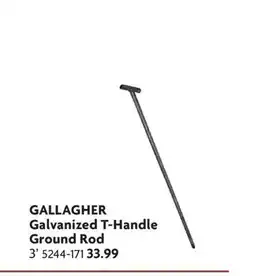 Home Hardware Galvanized T-Handle Ground Rod offer