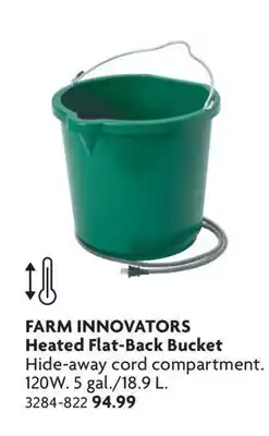 Home Hardware Heated Flat-Back Bucket offer