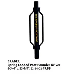Home Hardware Spring Loaded Post Pounder Driver offer
