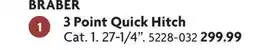 Home Hardware 3 Point Quick Hitch offer