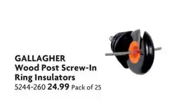 Home Hardware Wood Post Screw-In Ring Insulators offer