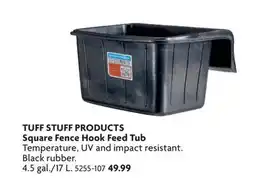 Home Hardware Square Fence Hook Feed Tub offer