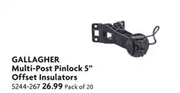 Home Hardware Multi-Post Pinlock 5 Offset Insulators offer