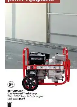 Home Hardware BENCHMARK Gas Powered Trash Pump offer