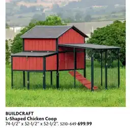 Home Hardware L-Shaped Chicken Coop offer