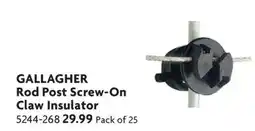 Home Hardware Rod Post Screw-On Claw Insulator offer