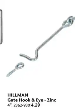 Home Hardware Gate Hook & Eye-Zinc offer