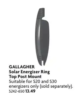 Home Hardware Solar Energizer Ring Top Post Mount offer