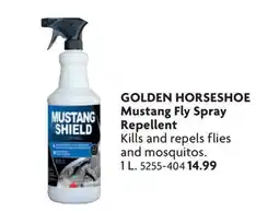 Home Hardware GOLDEN HORSESHOE Mustang Fly Spray Repellent offer