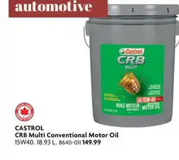 Home Hardware CRB Multi Conventional Motor Oil offer