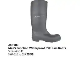 Home Hardware Men's Function Waterproof PVC Rain Boots offer