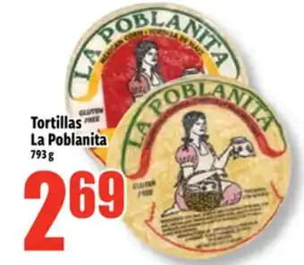 Bonanza Tortillas La Poblanita offer