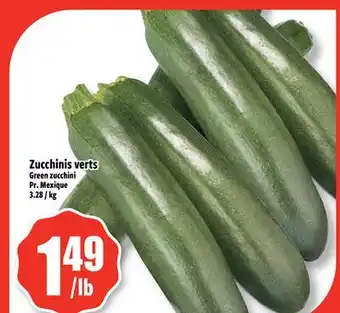 Bonanza Green zucchini offer
