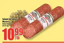 Bonanza Salami de Gênes Mastro offer