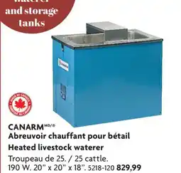 Home Hardware Heated livestock waterer offer