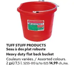 Home Hardware Heavy duty flat back bucket offer