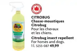 Home Hardware Citrobug insect repellent offer
