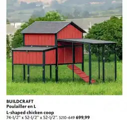 Home Hardware Poulailler en L L-shaped chicken coop offer