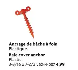 Home Hardware Bale cover anchor Plastic offer
