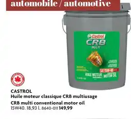 Home Hardware CASTROL CRB multi conventional motor oil offer