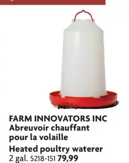 Home Hardware Heated poultry waterer offer