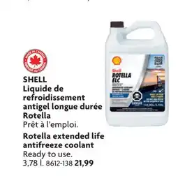 Home Hardware Rotella extended life antifreeze coolant offer