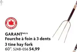 Home Hardware 3 tine hay fork offer