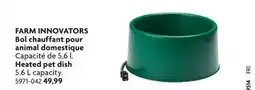 Home Hardware FARM INNOVATORS Heated pet dish offer
