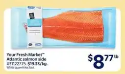 Walmart Your Fresh Market Atlantic Salmon Side offer