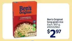 Walmart Ben's Original Long Grain Rice offer