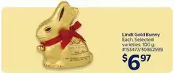 Walmart LINDT GOLD BUNNY offer