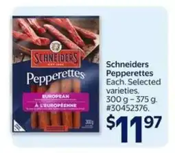 Walmart Schneiders Pepperettes offer
