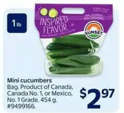 Walmart MINI CUCUMBERS offer