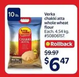Walmart Verka Chakki Atta Whole Wheat Flour offer