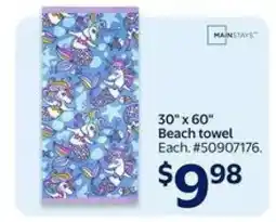 Walmart Beach Towel offer