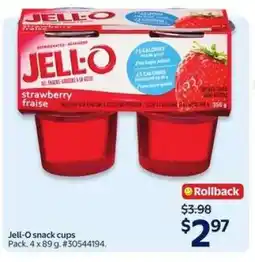 Walmart Jell-O snack cups offer