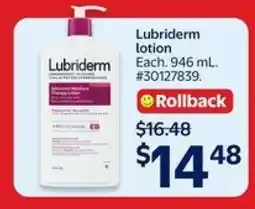 Walmart Lubriderm Lotion offer