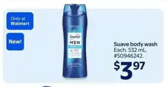 Walmart Suave body wash offer