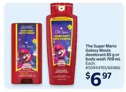 Walmart The Super Mario Galaxy Movie deodorant or body wash offer