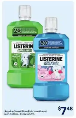 Walmart Listerine Smart Rinse kids' mouthwash offer