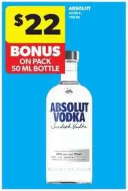 Real Canadian Liquorstore Absolut Vodka offer