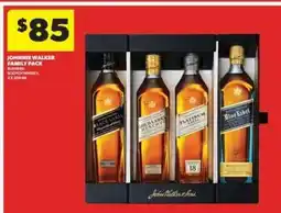 Real Canadian Liquorstore Johnnie Walker Family Pack offer